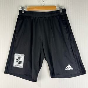 Adidas Men's Black Sports Shorts Size Large Soccer Running Training Coaching